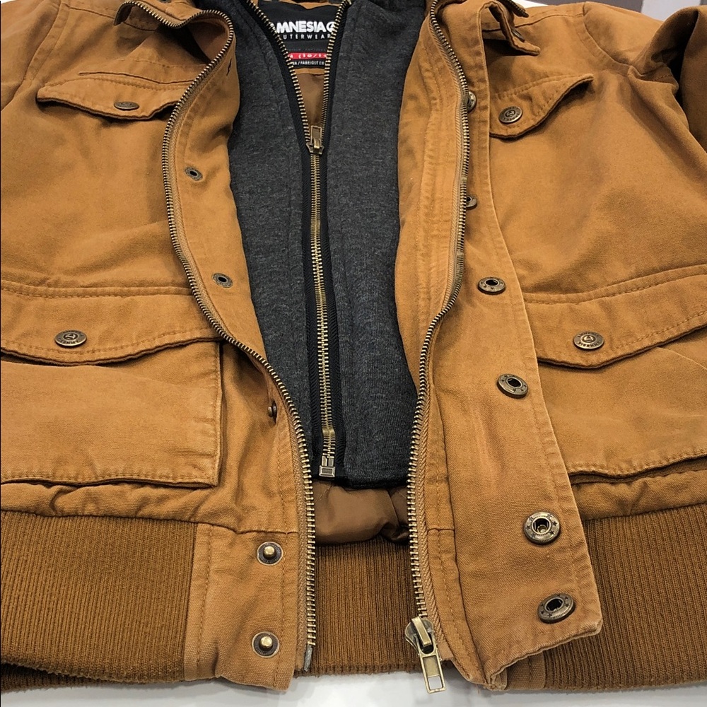Rugged-Style Canvas Jacket – Boys’ Size Medium (10–12) – Amnesia Outerwear - Picture 5 of 14